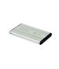 USB 2 PORTABLE 2.5 INCH HDD EXTERNAL CASE-QY-S 2.5 - SILVER ANDOWL